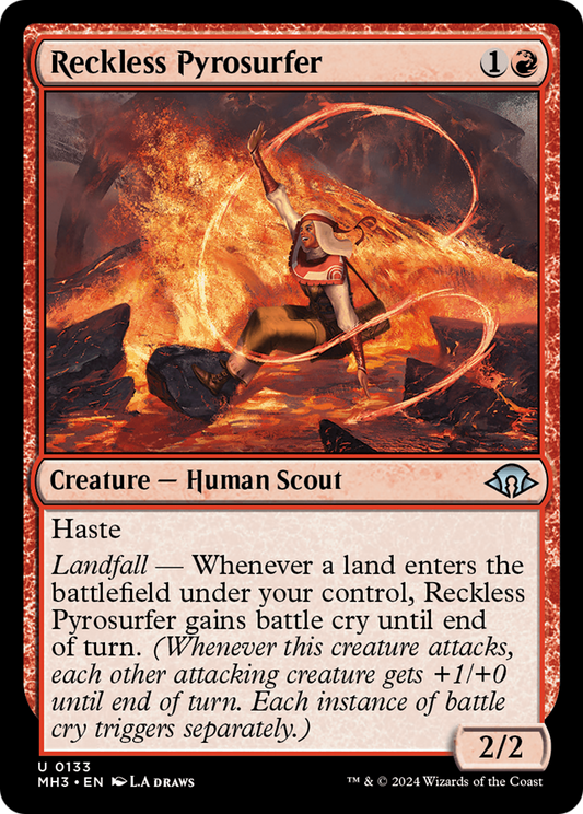 Pyrosurfer téméraire (MH3-133) - [Modern Horizons 3] Foil 