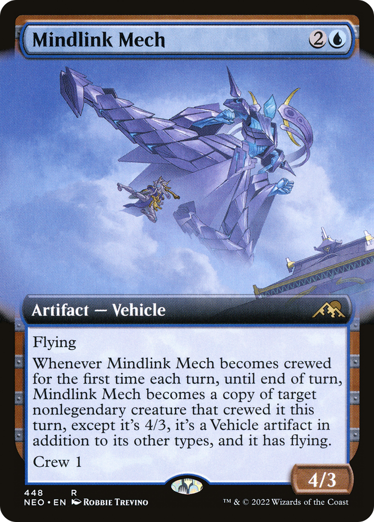 Mindlink Mech (NEO-448) - [Kamigawa: Neon Dynasty]: (Extended Art)