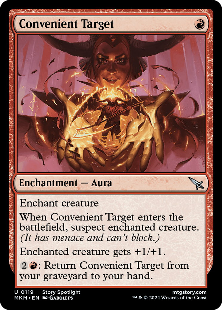Convenient Target (MKM-119) - [Murders at Karlov Manor] Foil