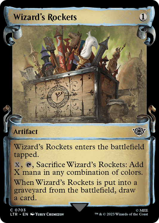 Wizard's Rockets (LTR-703) - [The Lord of the Rings: Tales of Middle-earth]: (Showcase) Foil