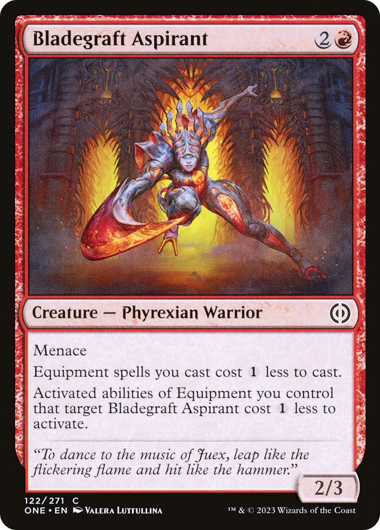 Bladegraft Aspirant (ONE-122) - [Phyrexia: All Will Be One] Foil