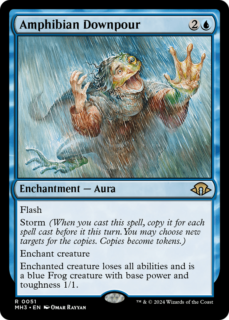 Averse amphibie (MH3-051) - [Modern Horizons 3] Foil 