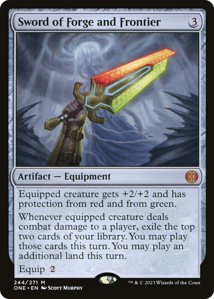 Sword of Forge and Frontier (ONE-244) - [Phyrexia: All Will Be One]