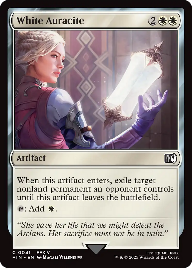 White Auracite (FIN-041) - [FINAL FANTASY] Foil