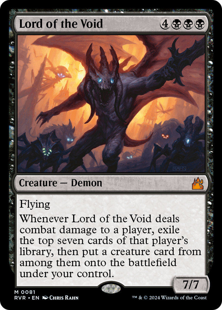 Lord of the Void (RVR-081) - [Ravnica Remastered] Foil