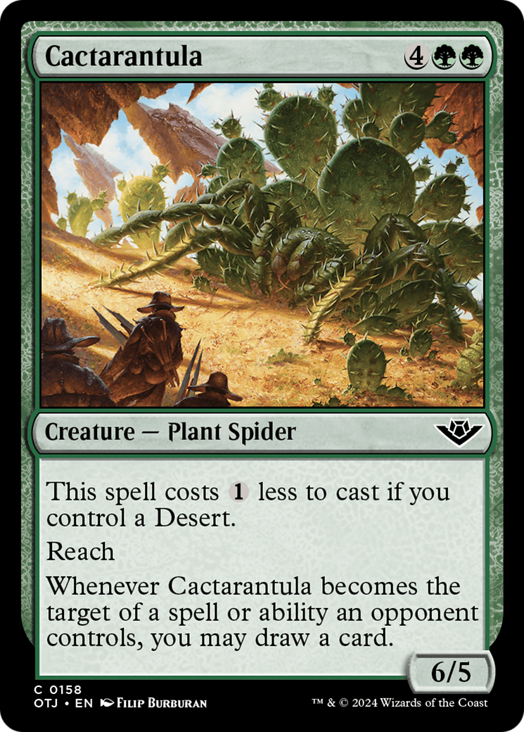 Cactarantula (OTJ-158) - [Hors-la-loi de Thunder Junction] Feuille 