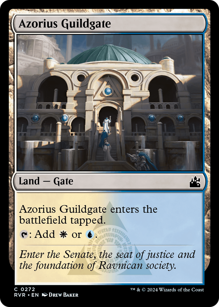 Azorius Guildgate (RVR-272) - [Ravnica Remastered] Foil