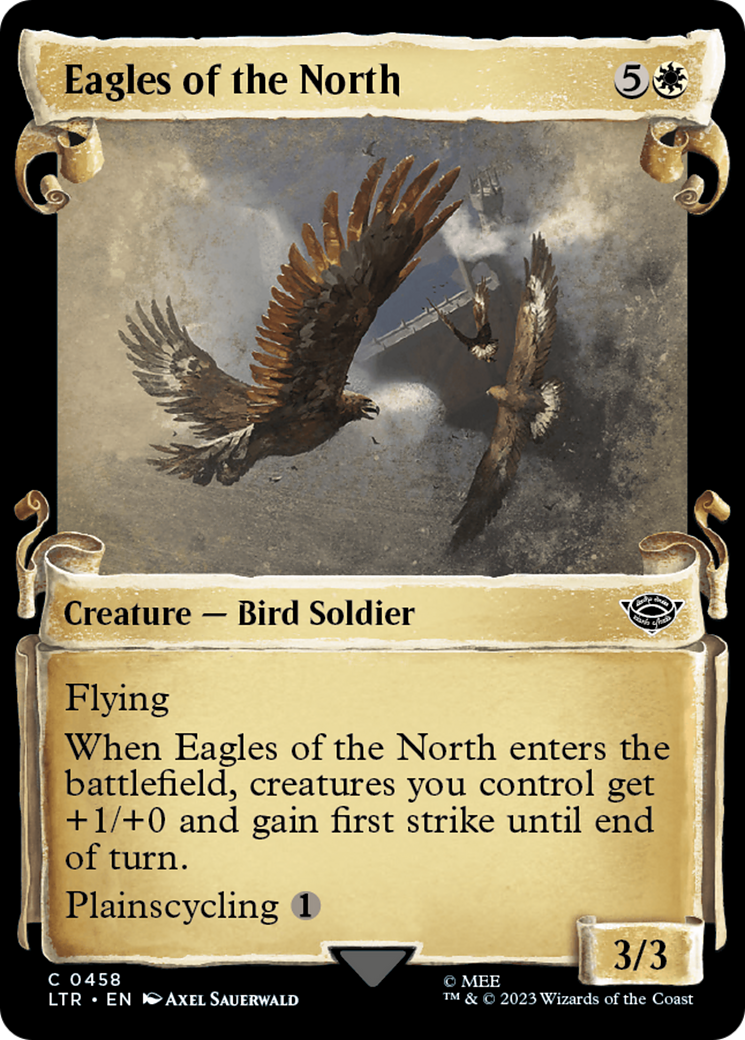Eagles of the North (LTR-458) - [The Lord of the Rings: Tales of Middle-earth]: (Showcase) Foil