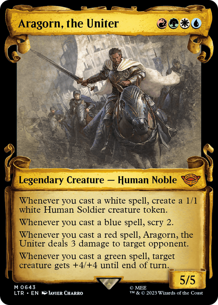 Aragorn, the Uniter (LTR-643) - [The Lord of the Rings: Tales of Middle-earth]: (Showcase)