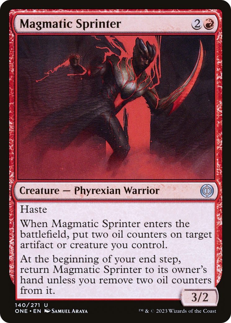 Magmatic Sprinter (ONE-140) - [Phyrexia: All Will Be One] Foil