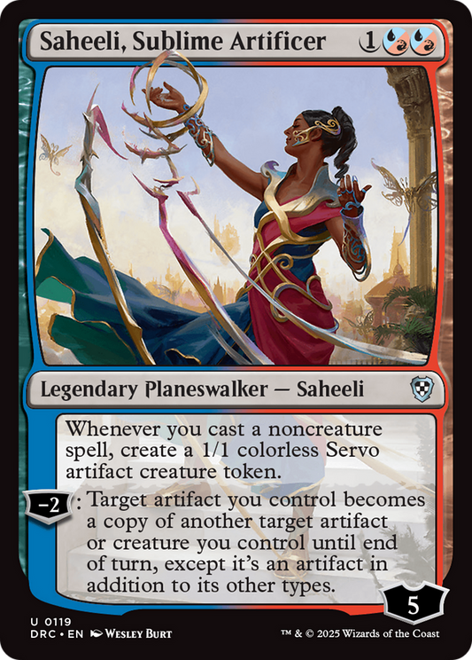 Saheeli, Sublime Artificer (DRC-119) - [Commander: Aetherdrift]