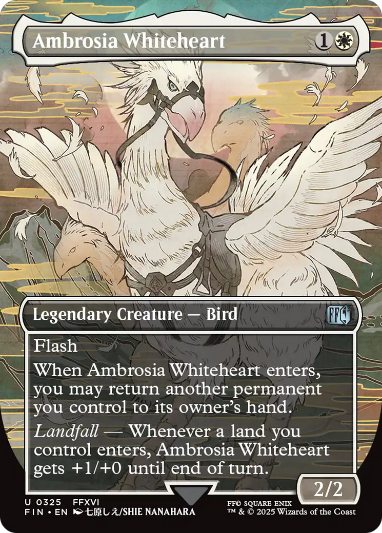 Ambrosia Whiteheart (Borderless) (FIN-325) - [FINAL FANTASY] (Borderless) Foil