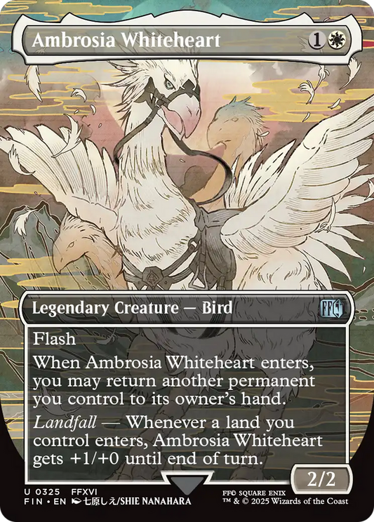 Ambrosia Whiteheart (Borderless) (FIN-325) - [FINAL FANTASY] (Borderless) Foil