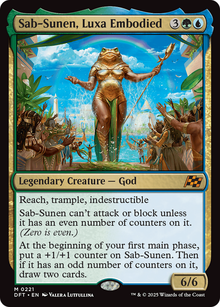 Sab-Sunen, Luxa Embodied (DFT-221) - [Aetherdrift] Foil