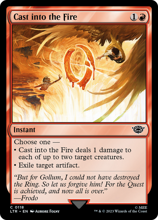 Cast into the Fire (LTR-118) - [The Lord of the Rings: Tales of Middle-earth] Foil