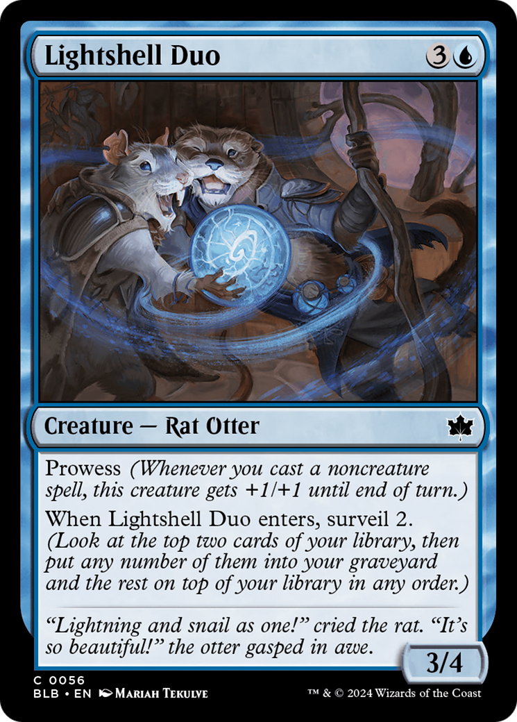 Lightshell Duo (BLB-056) - [Bloomburrow] Foil
