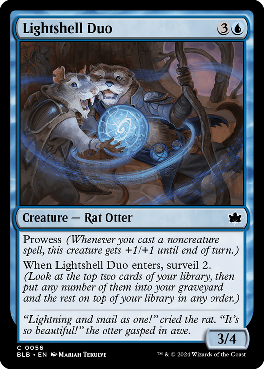 Lightshell Duo (BLB-056) - [Bloomburrow] Foil