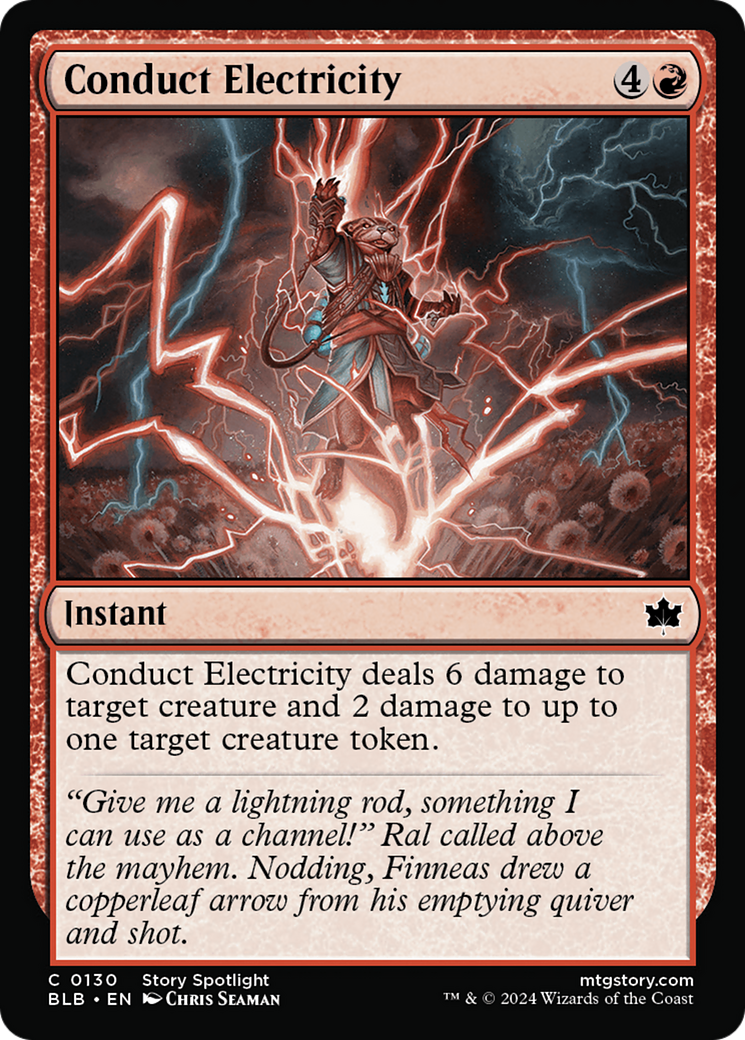 Conduct Electricity (BLB-130) - [Bloomburrow] Foil