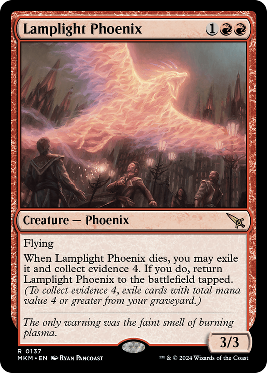 Lamplight Phoenix (MKM-137) - [Murders at Karlov Manor] Foil
