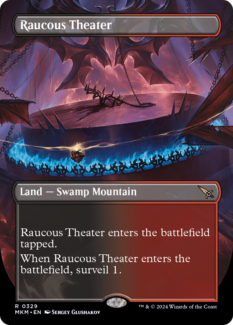 Raucous Theater (MKM-329) - [Murders at Karlov Manor] (Borderless) Foil