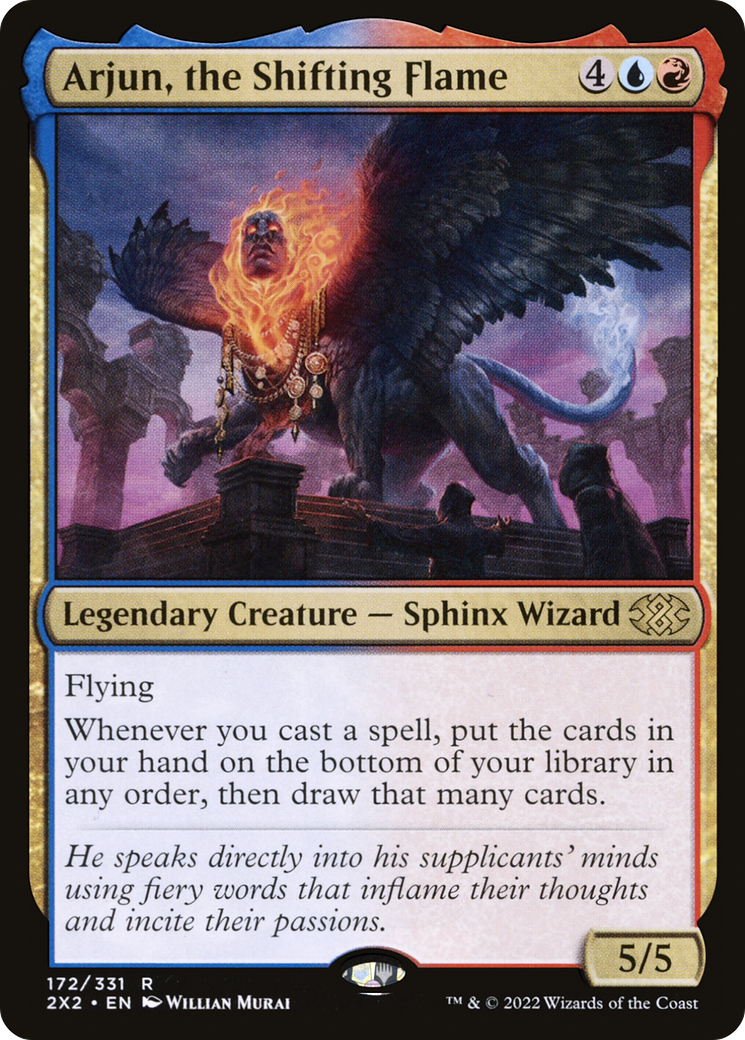 Arjun, the Shifting Flame (2X2-172) - [Double Masters 2022] Foil