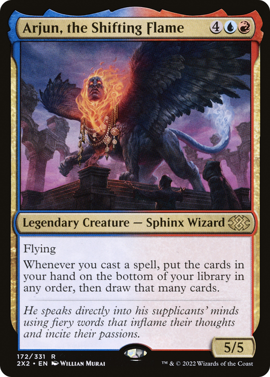 Arjun, the Shifting Flame (2X2-172) - [Double Masters 2022] Foil