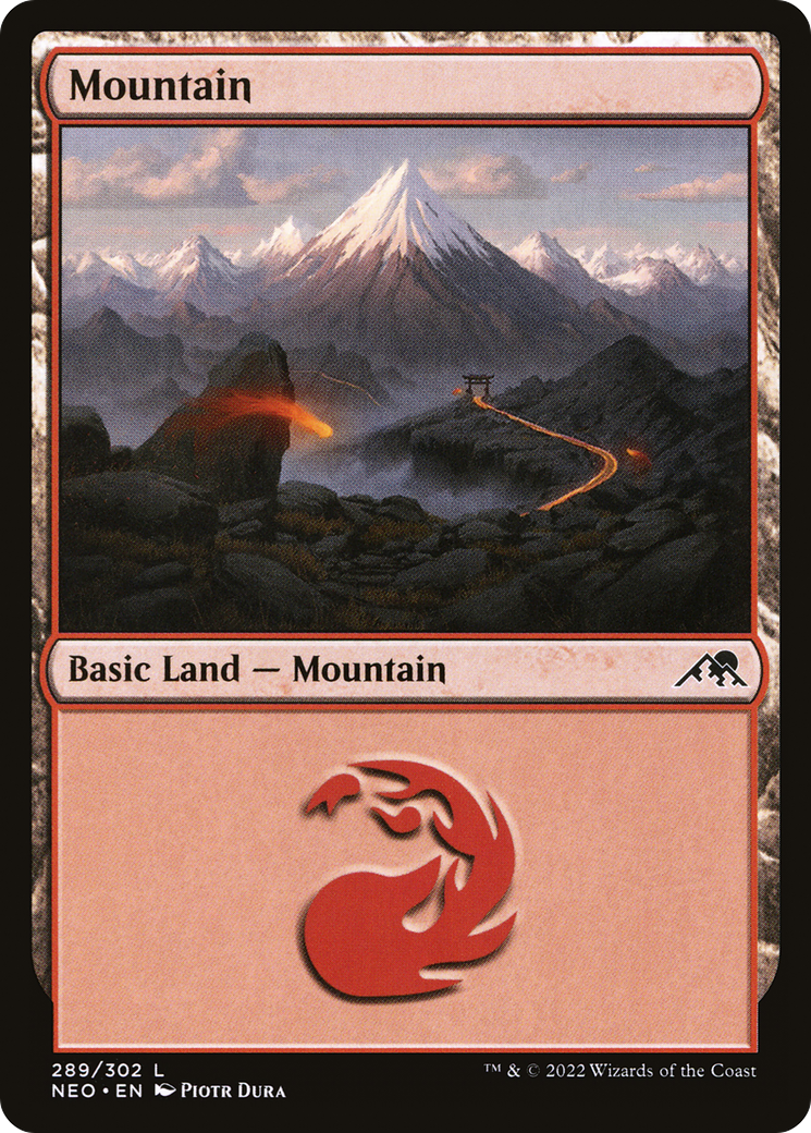 Mountain (NEO-289) - [Kamigawa: Neon Dynasty]