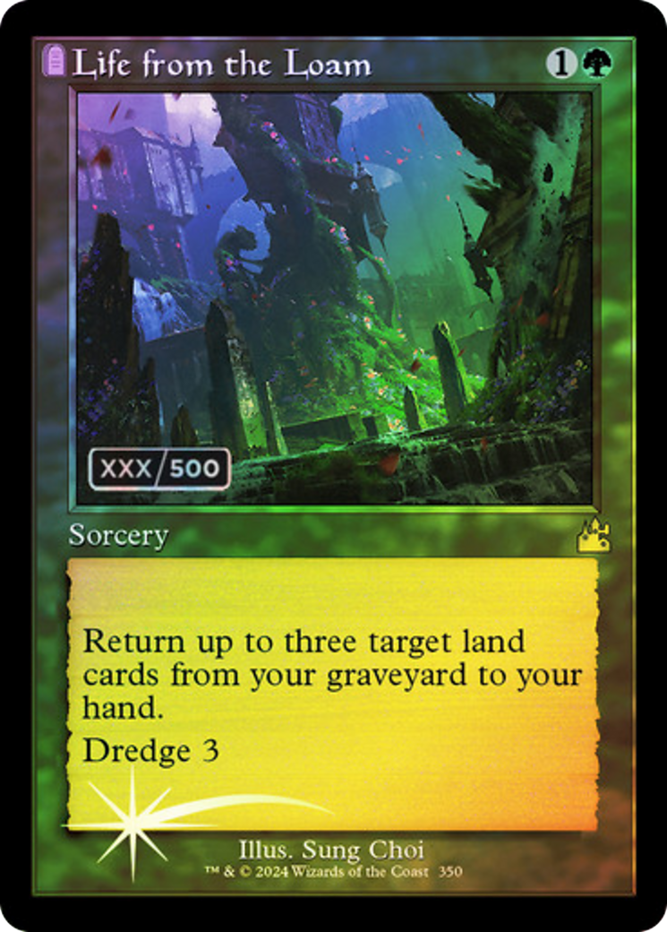 Life from the Loam (RVR-350Z) - [Ravnica Remastered]: (tombstone) Foil