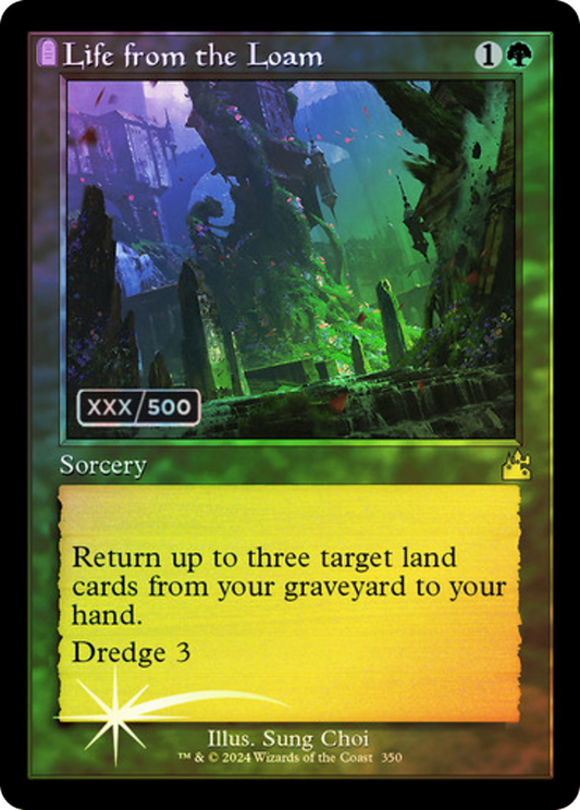 Life from the Loam (RVR-350Z) - [Ravnica Remastered]: (tombstone) Foil