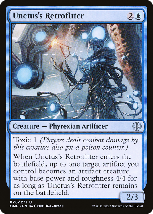 Unctus's Retrofitter (ONE-076) - [Phyrexia: All Will Be One] Foil
