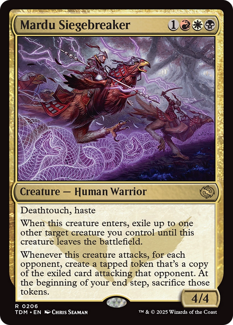 Mardu Siegebreaker (TDM-206) - [Tarkir: Dragonstorm]