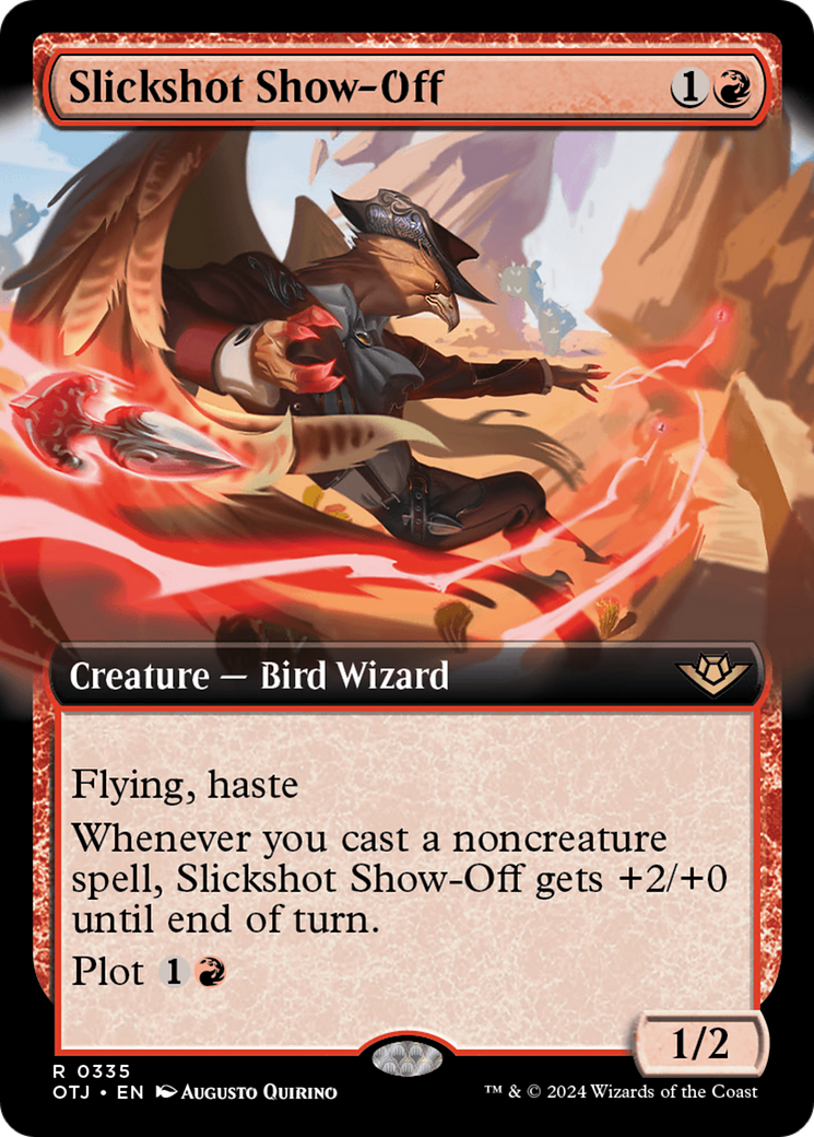 Slickshot Show-Off (OTJ-335) - [Outlaws of Thunder Junction]: (Extended Art) Foil