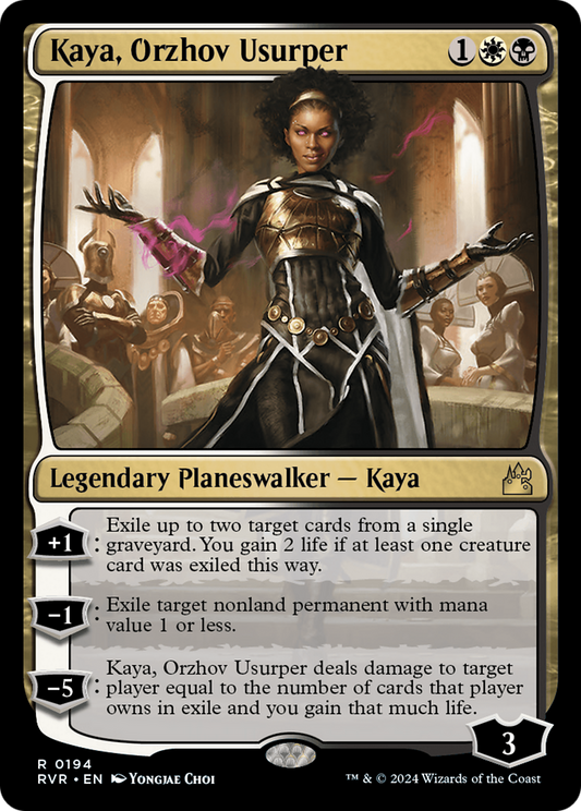 Kaya, Orzhov Usurper (RVR-194) - [Ravnica Remastered] Foil