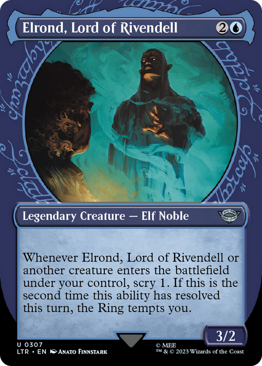 Elrond, Lord of Rivendell (LTR-307) - [The Lord of the Rings: Tales of Middle-earth]: (Showcase) (Borderless)