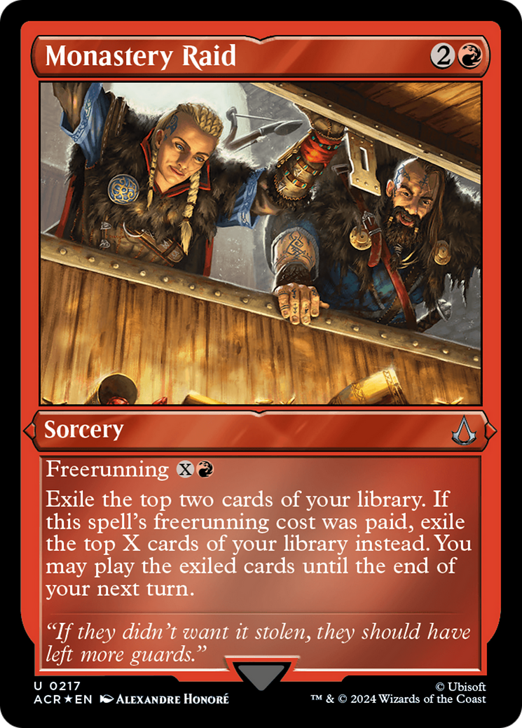Monastery Raid (ACR-217) - [Assassin's Creed] Etched Foil