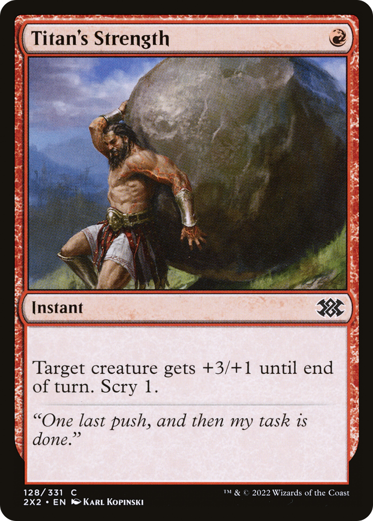 Titan's Strength (2X2-128) - [Double Masters 2022]