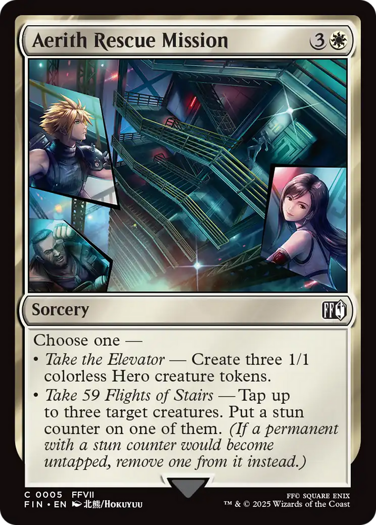 Aerith Rescue Mission (FIN-005) - [FINAL FANTASY] Foil