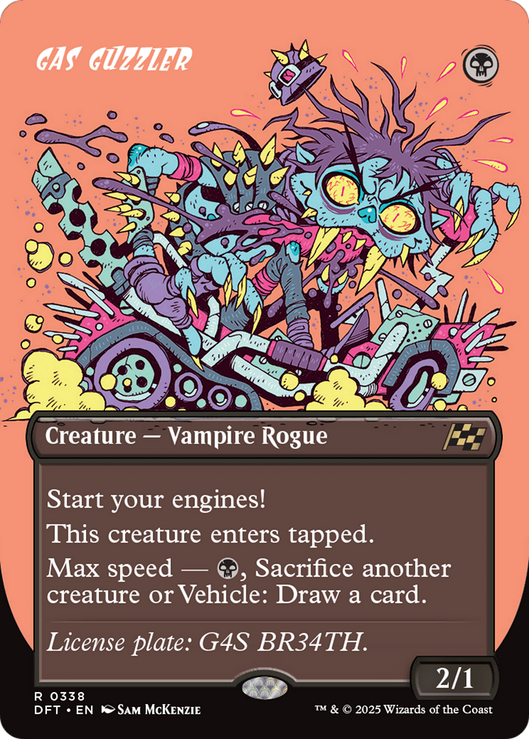 Gas Guzzler (DFT-338) - [Aetherdrift] (Borderless) Foil