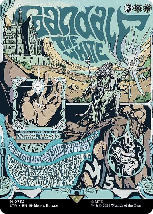 Gandalf the White (LTR-732) - [The Lord of the Rings: Tales of Middle-earth] (Borderless)