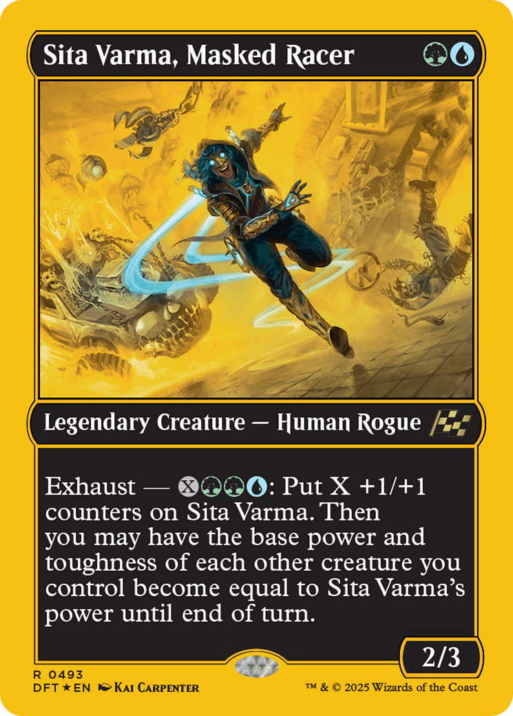 Sita Varma, Masked Racer (DFT-493) - [Aetherdrift] Foil