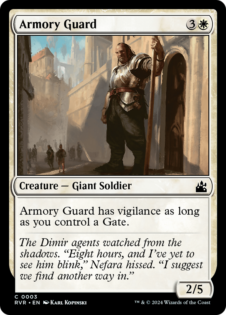 Armory Guard (RVR-003) - [Ravnica Remastered]