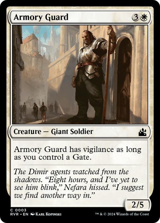 Armory Guard (RVR-003) - [Ravnica Remastered] Foil