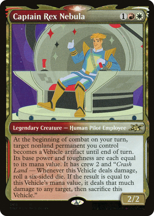 Captain Rex Nebula (UNF-508) - [Unfinity]: (Showcase) Foil