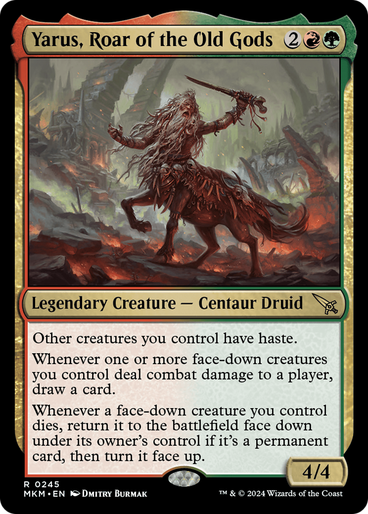 Yarus, Roar of the Old Gods (MKM-245) - [Murders at Karlov Manor] Foil