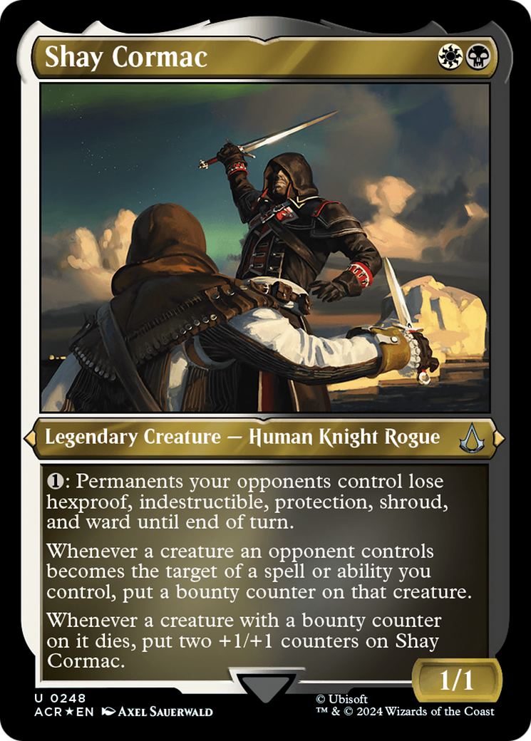 Shay Cormac (ACR-248) - [Assassin's Creed] Feuille gravée 