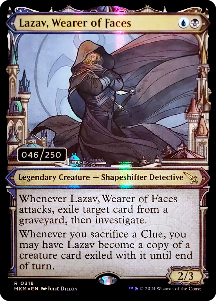 Lazav, Wearer of Faces (MKM-318) - [Murders at Karlov Manor] Foil