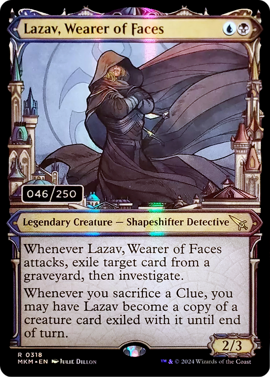 Lazav, Wearer of Faces (MKM-318) - [Murders at Karlov Manor] Foil