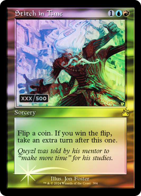 Stitch in Time (RVR-384Z) - [Ravnica Remastered] Foil