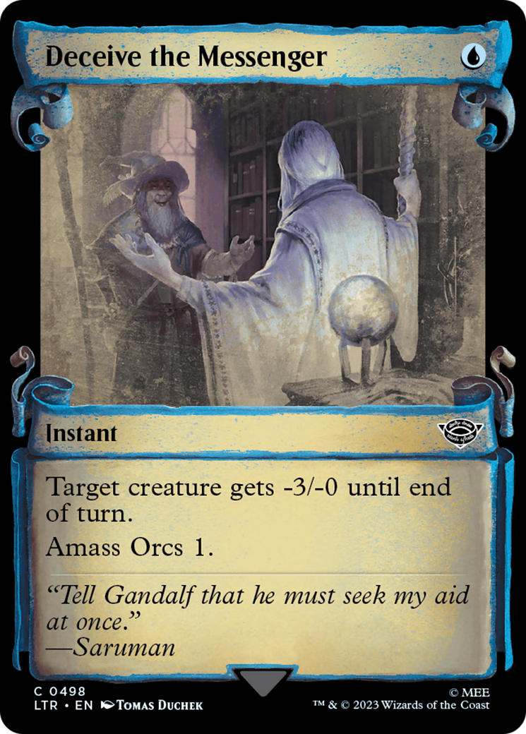 Deceive the Messenger (LTR-498) - [The Lord of the Rings: Tales of Middle-earth]: (Showcase) Foil