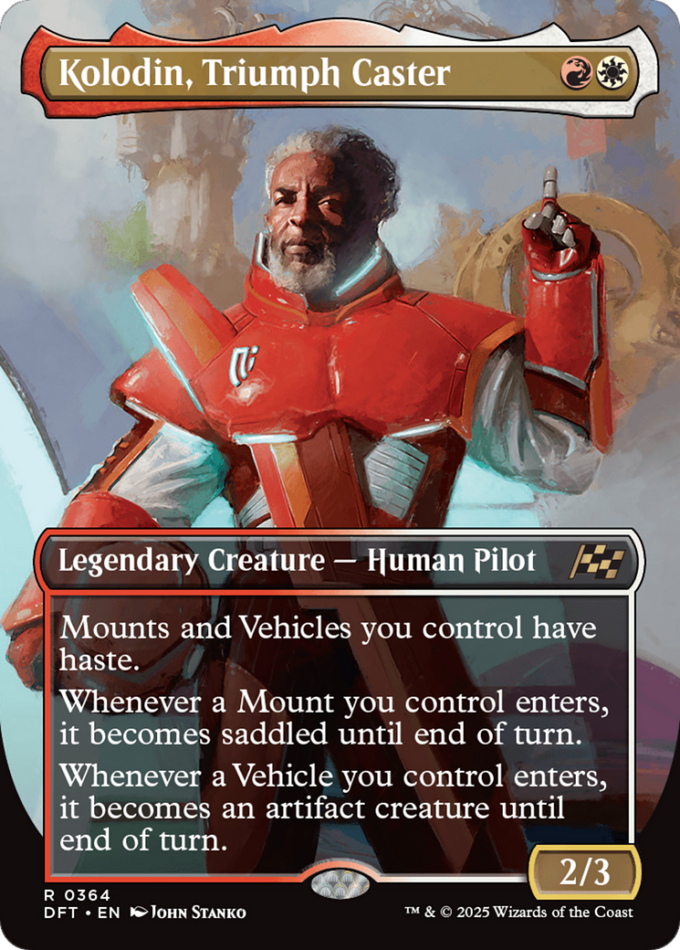 Kolodin, Triumph Caster (Borderless) (DFT-364) - [Aetherdrift] Foil
